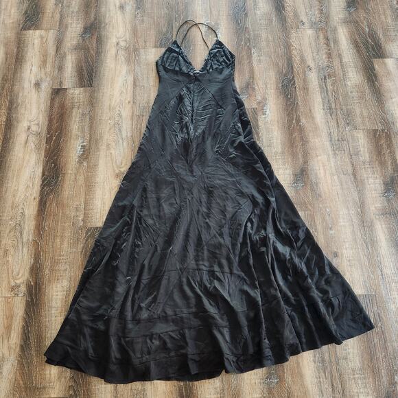 Retrofete Black Maxi Dress Sleeveless Size Patchwork Size Small? - Picture 5 of 9
